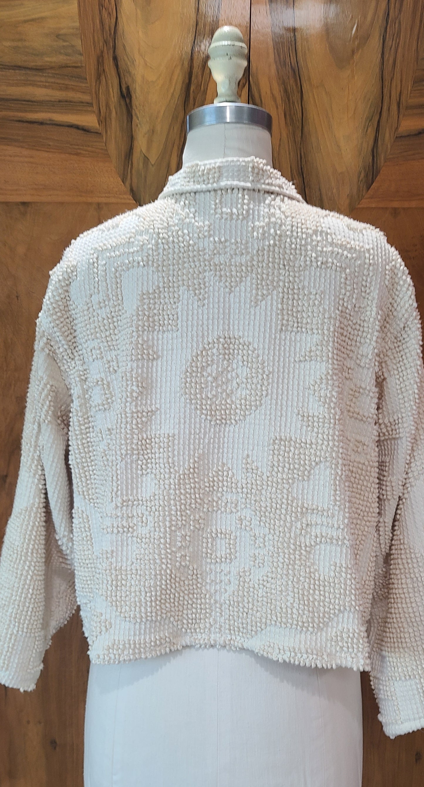 Cropped Chenille with Zipper