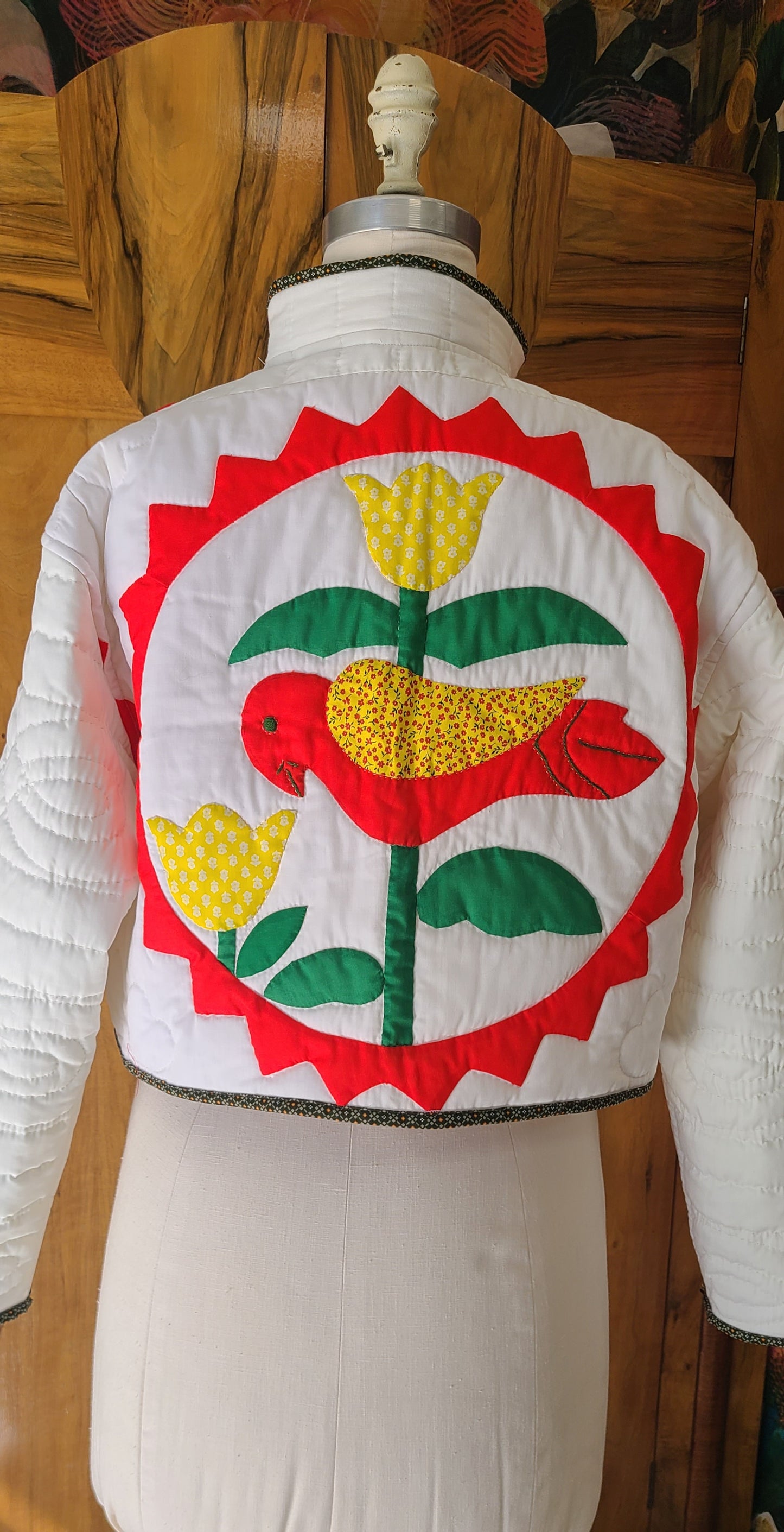 Cropped Folk Art Chore