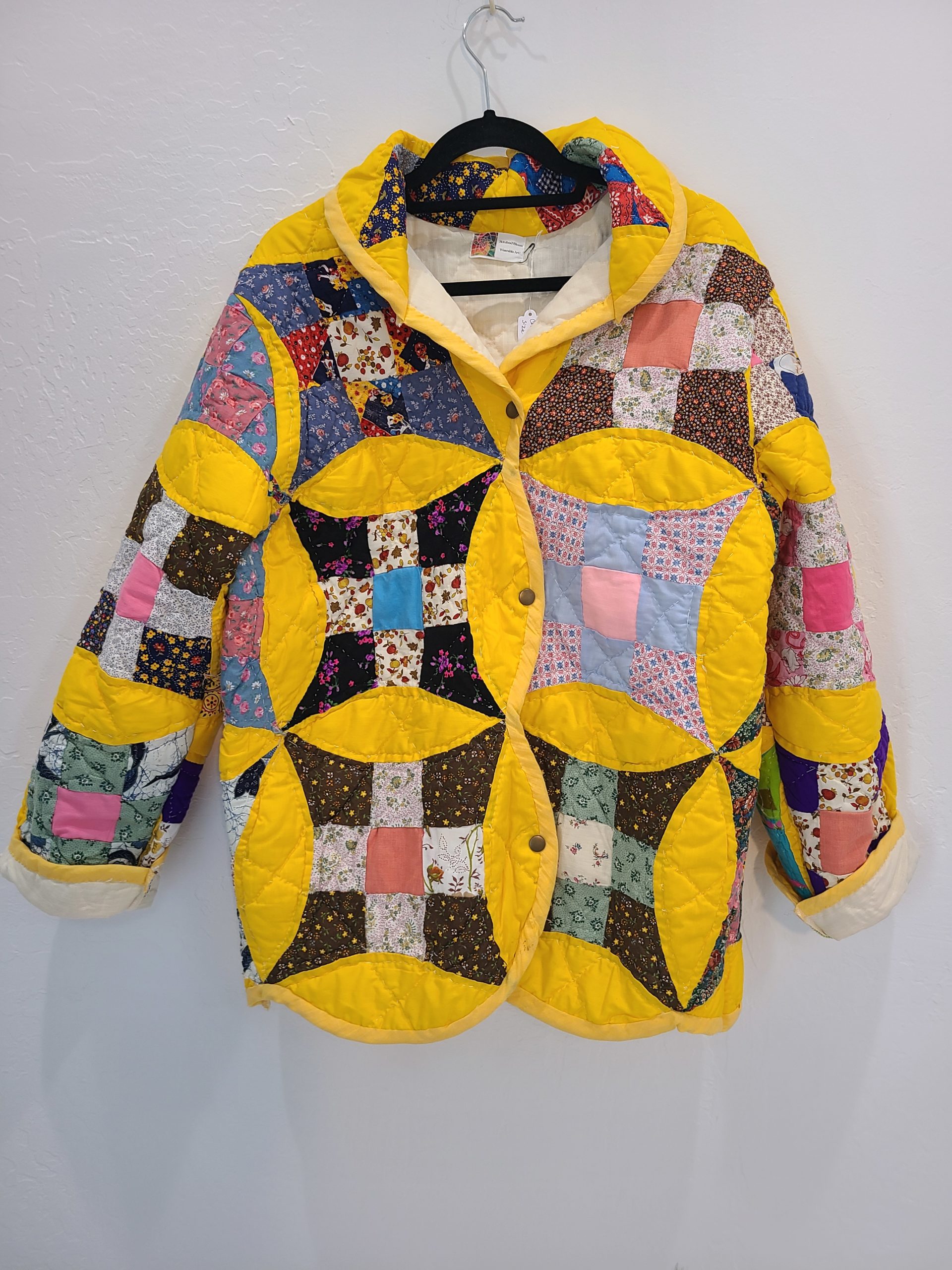 Yellow Nine Patch Chore Jacket – StitchesNBloom